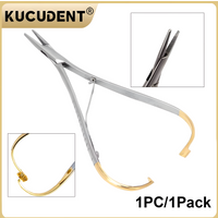 1PC Dental Needle Holder Tweezers Orthodontic Instrument Stainless Steel Ligature Separator Placer Pliers Dentistry Lab Tools
