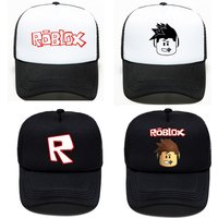 Game Roblox Creative Peripheral Baseball Cap Cartoon Anime Figure Print Hat Boy Girl Breathable Hat HipHop NetCap Kawaii Gifts