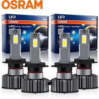 OSRAM 2pcs 100W H4 H7 Led Headlight Bulb H8 H11 9005 9006 HB3 HB4 HIR2 Fog Light Turbo Car Lamp Fan 6000K 50W/Bulb With Copper