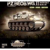 PZ.BEOB.WG.II Ausfuhriing CSd.Kfz.121 Type 2C Artillery Observation Tank Model Bricks Education Toys MOC Brick Model Kit Gifts
