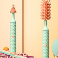 Electric Baby Bottle Brush Teat Cleaner Set Mam Approved Teat Brush Travel Electric Bottle Brush Set