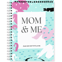 Mom and Me Spiral Bound Journal Shared Writing Notebook Mother Daughter Communication Diary Back and Forth Bonding Gift