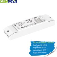 12W DT8 DALI CCT LED Driver Dimmable Power Supply Adapter Support DALI-2 Dimming Mode PWM Digital Dimming For CCT Color LED Lamp