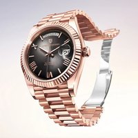 PAGANI DESIGN 2026 New Luxury Rose Gold DD40 Automatic Watch For Men NH36A Mechanical Wristwatch Men Stainless steel Waterproof
