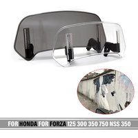 Für HONDA Für Forza 125 Für Forza 300 Für Forza 350 750 NSS 350 Universal Windschutzscheibe Verlängerung Einstellbare Spoiler Clamp-auf