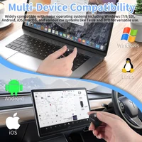Trackball Ring Mouse 2.4G Bluetooth Dual Mode Rechargeable Video PPT Controller For iOS Android Windows