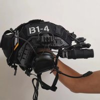 Complete Set of Tactical Equipment Helmet with Cool Styling, Real Person Cs Helmet Body with Hanging Helmet