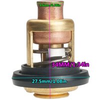 825212001 855676003 825212T02 855676A1 Thermostat 60 Degrees 140F For Mercury 4 Stroke 15HP 75 HP 90HP Boat engine part