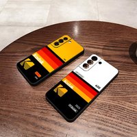 Coque Retro VHS Tape Phone Case For Samsung S26 S25 S24 FE S23 S22 S21 Plus S20 Ultra Note20Ultra Black Soft Shell