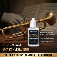 Premium Valve Oil for Brass Instruments - Synthetic Piston Lubricant for Trumpet, Horn, Tuba - Long-Lasting, Smooth & Odourless