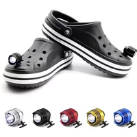 1Pcs NEW Waterproof Shoe Light Outdoor Camping Charms Adult Kids Shoe Decoration Headlights for Accessories