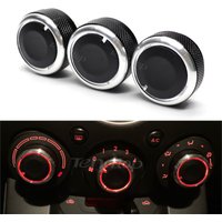 Aluminum Alloy Air Conditioning Button AC Knob Conditioning Heat Control Switch Knob For Mazda 2 M2 2007-2014 Car Accessories