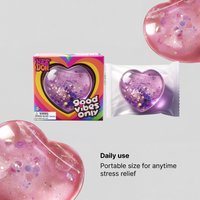 New Schyling Needoh Nice Cube Sensory Fingertip Vibes Only Slow Rebound Heart Shaped Stress Relief Toy Gift