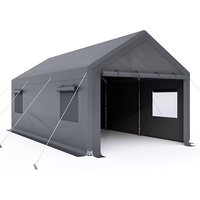 10x20FT Heavy Duty Carport Canopy 200G Compound Tarp Portable Car Tent Garage Carport