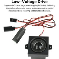 DC 3.6-8V Remote Control Diesel Engine Sound Module Simulation 5W Speaker Suitable for Remote Control Car Vehicle Truck Model