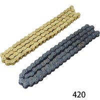 AliExpress GTBMT Motorcycle 420 Chains 76/108/120/140 Links Drive Chain Link For 50cc 70cc 90cc 110cc 125cc Pit Dirt Bike Scooter ATV Buggy Quad