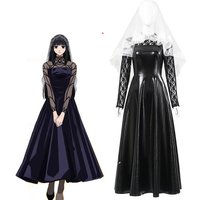 Osaragi Cosplay Anime Sakamoto Days Costume Wig Dress Veil Coat Outfit Women Assassin Shishiba Halloween Carnival Full Set