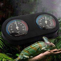 Reptiles Thermometer Terrarium Temperature Humidity Dial Thermometer Hygrometer for LIZARD Snake 87HA