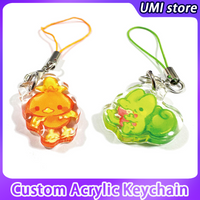 Custom Keychain Acrylic Key Chain Photo Customized Anime Charms Hologram Clear Personalized Designer Car Charm Keychains Gift