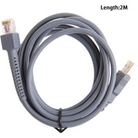 200cm 6.56FT USB Data Cable for Symbol Barcode Scanner LS1203 LS2208 LS4008I LS4208 LS3008 CBA-U01-S07ZAR