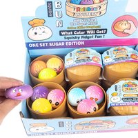 Dumpling Squishy Simulation Ball Ornament Soft Decompression Decorations Funny Squeeze Fidget Slow Rebound Children's Day Gift