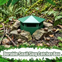Snail Trap Reusable Green Plastic Slug Catcher Easy Use Bait Station Insect Repeller for Farm Orchard Garden Pest Control