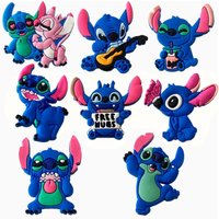 8pcs Alien Shoe Decorations Accessories Charms For Clogs Bogg Bag Bubble Slides Sandals