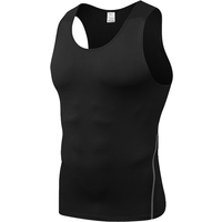 Compression Shirts Men Tummy Control Shapewear Compression Shirt Flat Belly Abdomen Slimming Vest Waist Trainer Fitness Workout