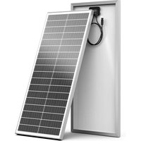RVPOZWER 400W/200W/100W Rigid Solar Panels 18BB N-Type Mono Cells 25% High-Efficiency PV Power for Home Rooftop Camping Off Grid