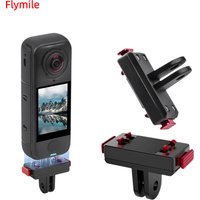 Magnetic Quick Release Mount for Insta360 X5/X4 Air/Insta 360 Ace Pro/Pro2 Adapter Base with Secure Claw-Lock Camera Accessory