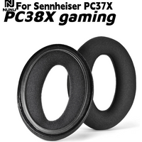 Replacement flannel memory foam Ear Pads Cushions For Sennheiser PC37X PC38X Headphone repair parts Comfortable/Durable