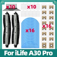 Akcesoria kompatybilne z iLife A30 Pro części zamienne szczotka główna szczotka boczna filtr HEPA mop worek na kurz