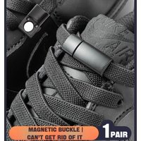 1 Paar Schnürsenkel mit Magnetverschluss ohne Krawatten, flache elastische Schnürsenkel, Sneakers, Stiefel, ohne Krawatte, Schnürsenkel, Gummibänder für Schuhe, Zubehör