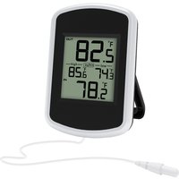 Wired Digital Thermometer Waterproof Indoor Outdoor Temperature Monitor with Min/Max Record 2m Line Probe Sensor for Home Room