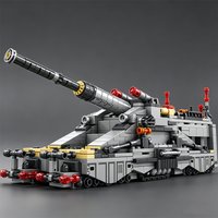 2026 NEW Dora the Titan Cannon Gustav Train Heavy Cannon Large Assembled Building Blocks High Difficulty Tank Model Toy