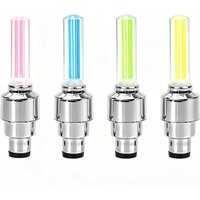 AliExpress NONE Neon Spoke LED Atmosphere Lamp With Rotating Flash Effect Tire Valve Light Car Motorcycle Bicycle Wheel Hub Decoration Accessory