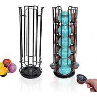 Coffee Pod Storage Rack Organizer Compatible with 24 Dolce Gusto Capsules, Modern Design, Kitchen Counter Management Holder