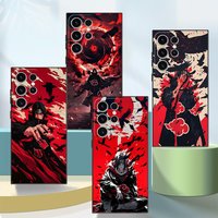 Case for Samsung Galaxy S21 FE S23 Ultra S20 S24 Plus S25 Edge Black Soft Phone Cover Cool Uchiha Itachi