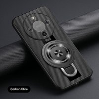 For Honor Magic 8 Lite X9D X70 Case Magnetic Ring Holder Luxury Silicone Sheepskin Leather Plexiglass Pu Premium Back Cover