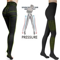 Medical High Waist Varicose Veins Closed Toe Compression Pantyhose Stockings Men 20-30mmHg Seamless Pressure Socks Pants Brace