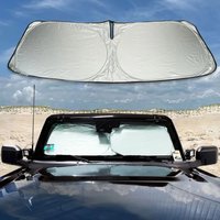 Foldable Silver Coated Car Windshield Sun Shade UV Protection Heat Insulation Front Window Sun Visor