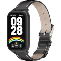 Strap for Mi Band 9 Active Smart Bracelet Genuine Leather Band for Xiaomi Smart Band 9 Active Wristband Correa Accessories