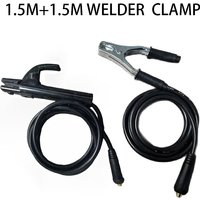 300A Groud Welding Earth Cable Clamp Clip for MIG TIG ARC Welder 1.5M Cable Weld Holder Welding Soldering Supply Welder To