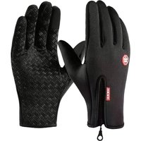 AliExpress NONE Winter Warm Cycling Gloves Bicycle Warm Touchscreen Full Finger Glove Waterproof Outdoor Bike Skiing Fishing Motorcycle Riding