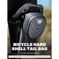 AliExpress NONE Waterproof Bike Tail Bag Hard Shell Quick Release MTB Road Bicycle Saddle Bag Tool Storage Cycling Accessories