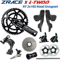 LTWOO R7 + ZRACE Crank Hydraulic Disc Brake Cassette Chain 2x10 Speed, 20s Road Groupset, for Road bike Bicycle 4700, R3000