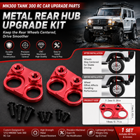 For MN MODEL MN300 Tank 300 MN212 1/12 RC Crawler Rear Wheel Centering Kit Upgrade Parts Modified Stance Accessories