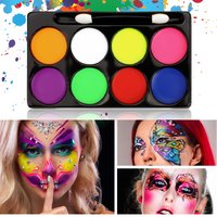 8-color oil-based body paint cream suitable for stage Halloween and festival face and body art high coverage mixable and durable