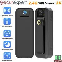 5MP HD WiFi Security Camera with 1900mAh Battery 120°+180° View Human Detection Night Vision AP Hotspot, APP Remote Built-in Mic