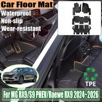 For MG RX9 S9 PHEV Roewe RX9 2024 2025 2026 7-seats Car TPE Floor Mat Easy Clean Storage Pad Waterproof Foot Mat LHD Carpet Part